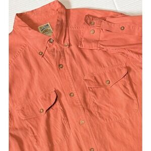 TRAVELSMITH‎ - Men's Silk Blend Button Long Sleeve Shirt - Large